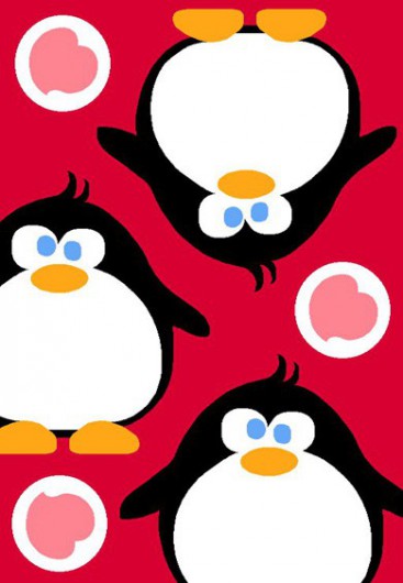 Детски килим Пингвини